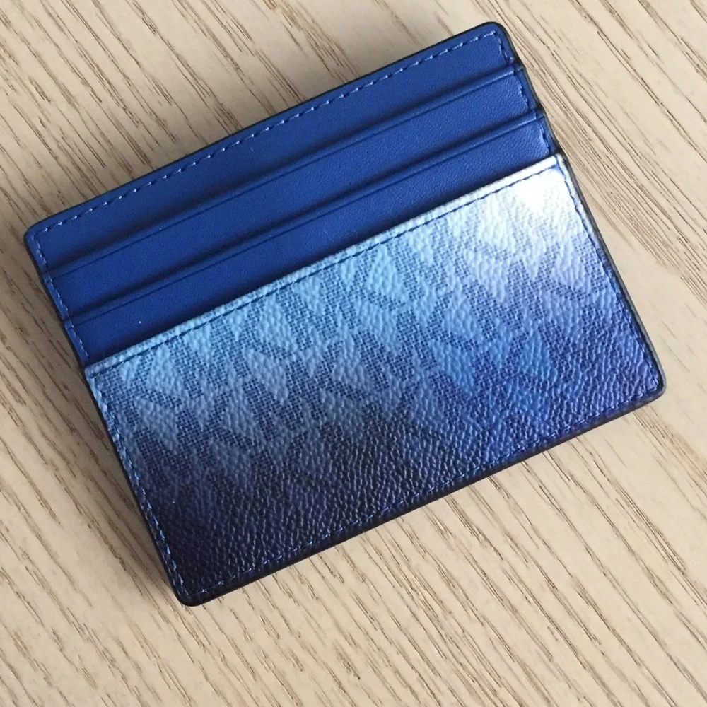 Michael Kors Cooper Galaxy Blue Multi Card Holder